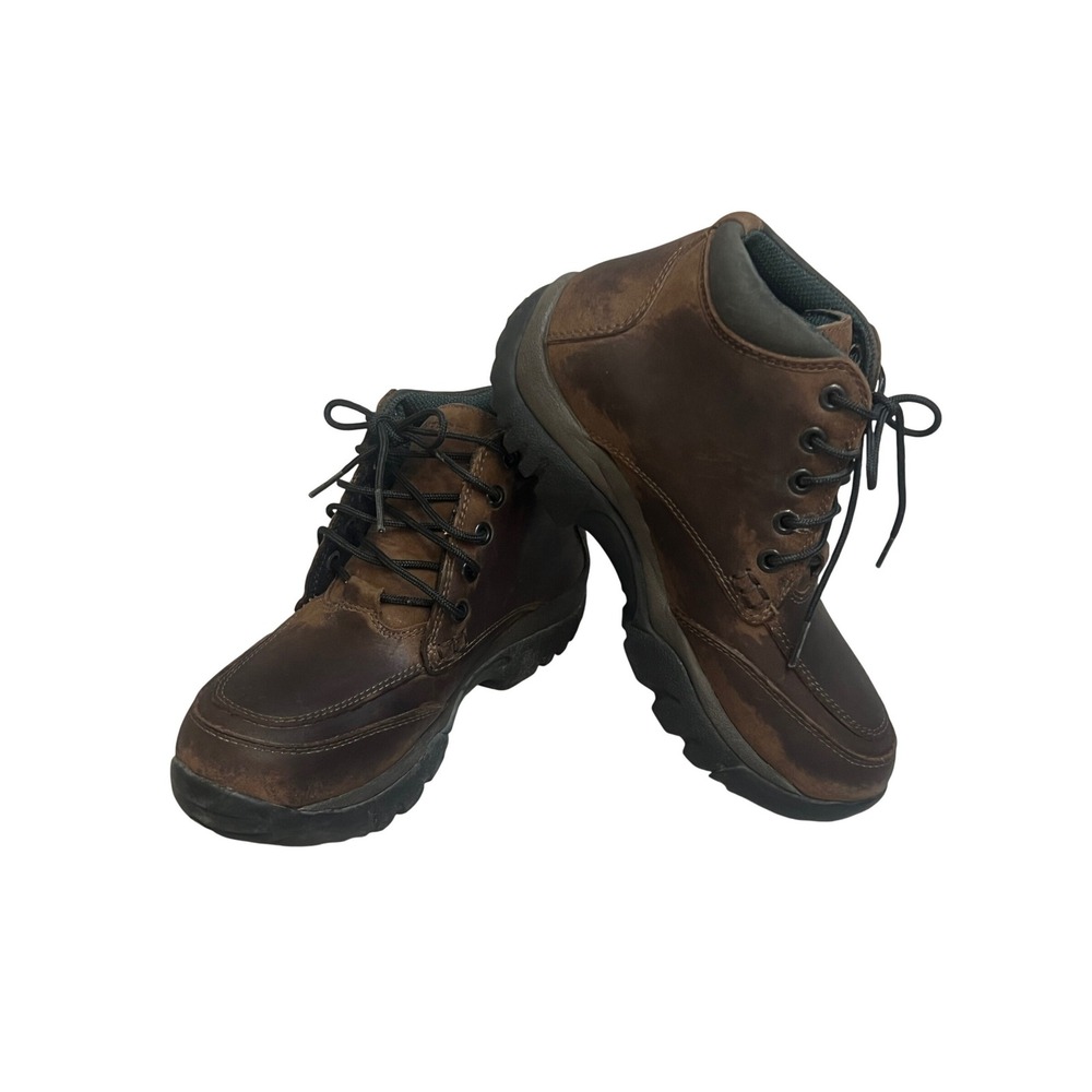 Merrell Chukka MT Waterproof Hiking Boots Brown Leather Trail Shoe Sz 7
